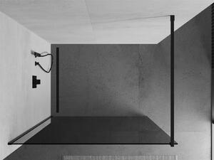 Mexen Kioto sprchová zástena WALK-IN 8mm, 70x200 cm, sklo šedé-profil čierny, 800-070-101-70-40