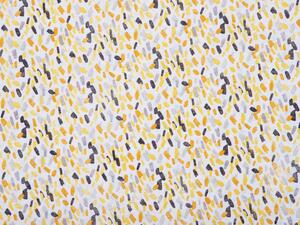 Dekoračná látka Leona LN-045 Žltosivé čiarky na bielom - šírka 140 cm