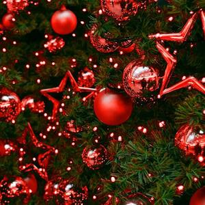 Tutumi - Sada vianočných ozdôb - červená - 30 ks
