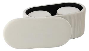 Set troch taburetiek ARVION biele PHO5970 (3 ks)