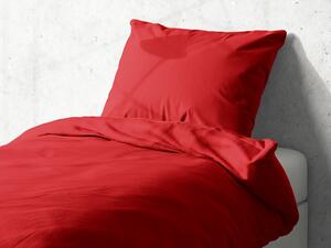 Detské bavlnené posteľné obliečky do postieľky Moni MO-030 Červené Do postieľky 90x120 a 40x60 cm