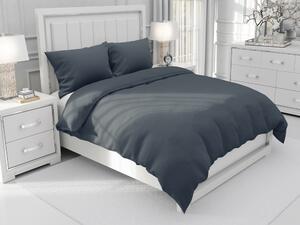 Biante Bavlnené jednofarebné posteľné obliečky Moni MO-011 Antracitové Jednolôžko 140x200 a 70x90 cm