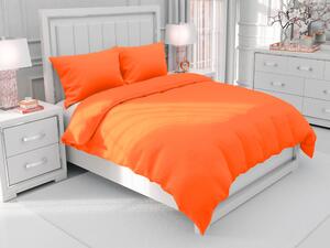 Biante Bavlnené jednofarebné posteľné obliečky Moni MO-002 Oranžové Jednolôžko 140x200 a 70x90 cm