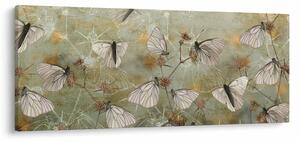 Obraz - Vintage motýle (120x50 cm)