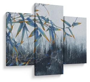 Obraz - Bambus na stene (90x60 cm)