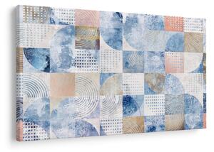 Obraz - Geometrické tvary na stene (90x60 cm)