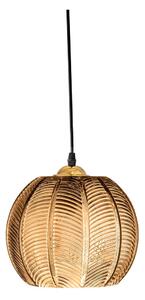 Jantárové závesné svietidlo so skleneným tienidlom ø 22 cm Adar – Bloomingville