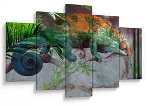 Obraz - Chameleon (150x105 cm)