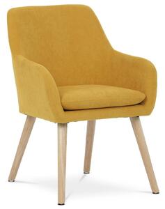 Autronic JEDÁLENSKÁ STOLIČKA - žltá - 60 x 83 x 61 cm