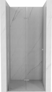 Mexen Lima, skladacie sprchové dvere do otvoru 65 x 190 cm, 6mm číre sklo, chrómový profil, 856-065-000-01-00-D