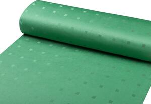 Biante Dekoračný obdĺžnikový obrus PM-022 Štvorčeky na zelenom 60x100 cm