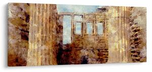 Obraz - Érechthéion, Atény, Grécko (120x50 cm)