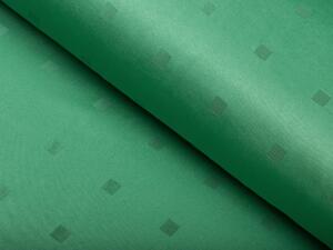 Biante Dekoračný oválny obrus PM-022 Štvorčeky na zelenom 100x140 cm