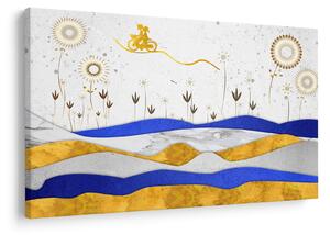 Obraz - Zlaté hory (90x60 cm)