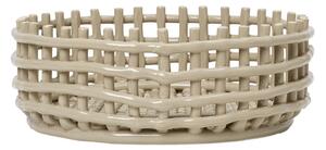 FERM LIVING Misa Ceramic Centrepiece, Cashmere