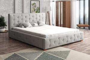 ZET, MONTORIO 160x200 elegantná čalúnená posteľ s prešitím