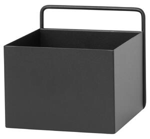 Ferm Living Nástenný box Wall Box, štvorcový – čierny