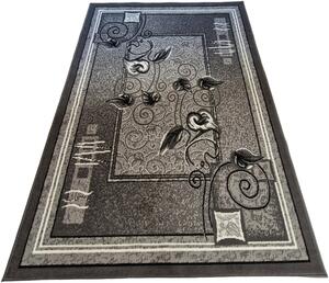 HU Sivý klasický koberec Shiraz Bcf Kalia-sivý Rozmer: 50x80 cm
