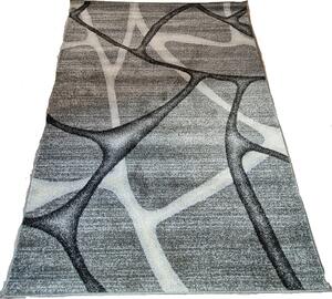 HU Sivý abstraktný koberec Rio 815A-D.grey-L.grey Rozmer: 60x100 cm
