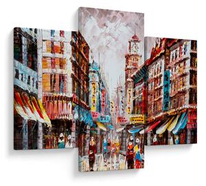 Obrázok - Hong Kong, olejomaľba (90x60 cm)