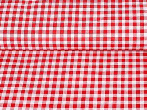 Biante Detské bavlnené posteľné obliečky do postieľky Sandra SA-056 Červeno-biele kocky Do postieľky 100x135 a 40x60 cm