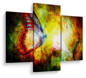 Obraz - Kozmický motýľ (90x60 cm)
