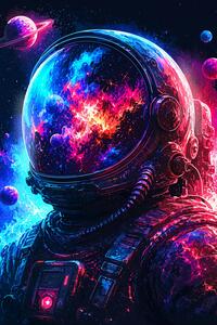 Astronaut - Metalický obraz 60x40cm