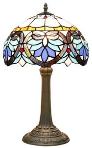 Tiffany stolná lampa Mediterranen 122 HuizhouOufuLighting v.48xš.30,sklo/kov,40W (Mediterranen)