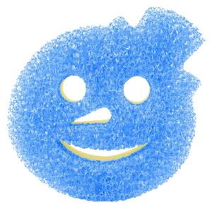 SRUB DADDY Hubka na riad a čistenie, obojstranná hubka SCRUB MOMMY - LIMITOVANÁ EDÍCIA - Snehuliak