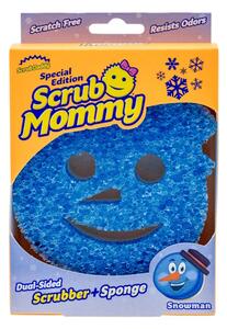 SRUB DADDY Hubka na riad a čistenie, obojstranná hubka SCRUB MOMMY - LIMITOVANÁ EDÍCIA - Snehuliak