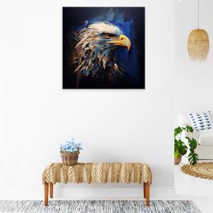 Obraz na plátne - Portrét orla - 40x40 cm