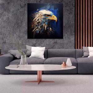 Obraz na plátne - Portrét orla - 40x40 cm