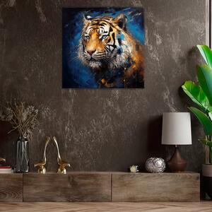 Obraz na plátne - Portrét tigra - 40x40 cm