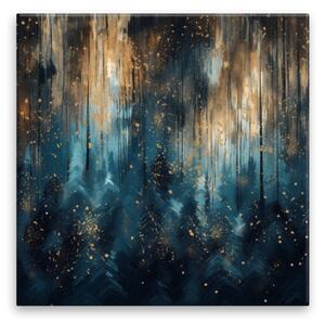 Obraz na plátne - Padajúce hviezdy - 40x40 cm