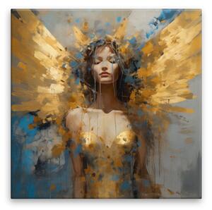 Obraz na plátne - Anjel v korzete - 40x40 cm