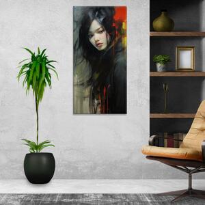 Obraz na plátne - Ázijské dievča - 30x60 cm