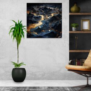 Obraz na plátne - Láva v mori - 40x40 cm