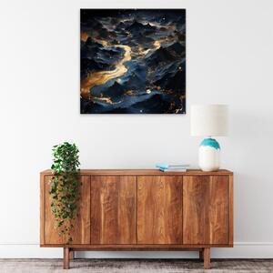 Obraz na plátne - Láva v mori - 40x40 cm