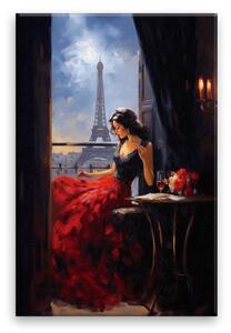Obraz na plátne - Večera v Paríži - 40x60 cm