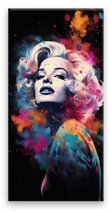 Obraz na plátne - Marilyn Monroe v reflektoroch - 30x60 cm