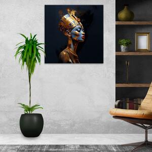 Obraz na plátne - Kráľovná Nefertiti - 40x40 cm