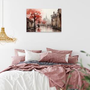 Obraz na plátne - Daždivá Paríž - 60x40 cm