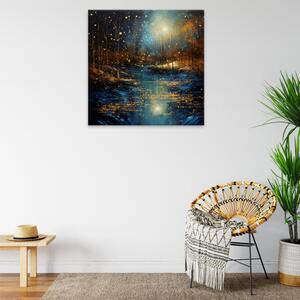 Obraz na plátne - Zlatý dážď - 40x40 cm