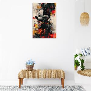 Obraz na plátne - Myšiak v abstrakte - 40x60 cm