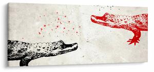 Obraz - Krokodíly (120x50 cm)
