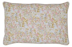 Ružovo-modrá obliečka na vankúš s kvetmi Aix Wild Flowers - 35*50 cm - Chic Antique