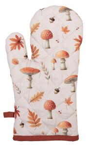 Oven Mitt 18x30 Cm Beige Cotton - 18*30 cm - Clayre & Eef