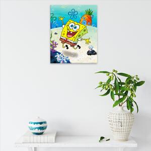 Obraz na plátne - SpongeBob - 40x50 cm