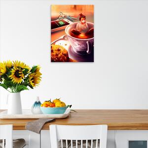 Obraz na plátne - Ranná káva - 30x40 cm