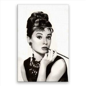 Obraz na plátne - Audrey Hepburn 01 - 40x60 cm